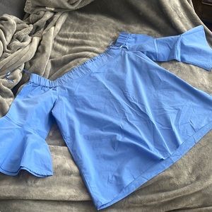 Flare Arm Off Shoulder Shirt